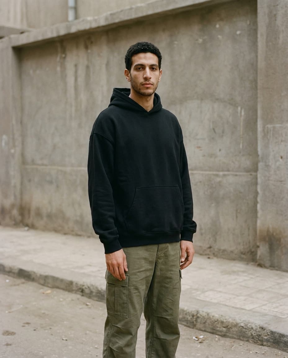 Cotton essentials cut and sewn in Egypt
